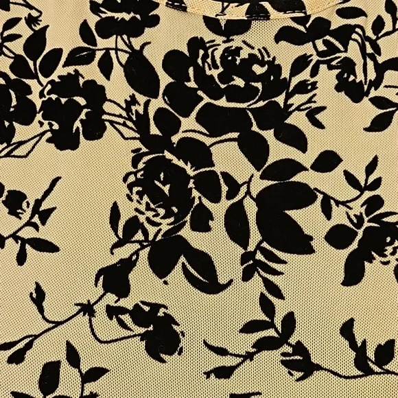 Floral Nude Illusion Top XL - Picture 2 of 8